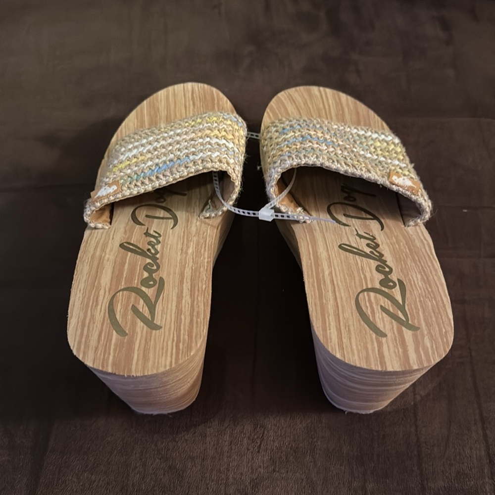 *NWT Colorful Knit Slide Sandals - Picture 3 of 5